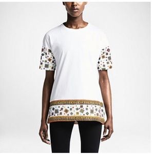 Nike medium white tunic t-shirt, NWOT